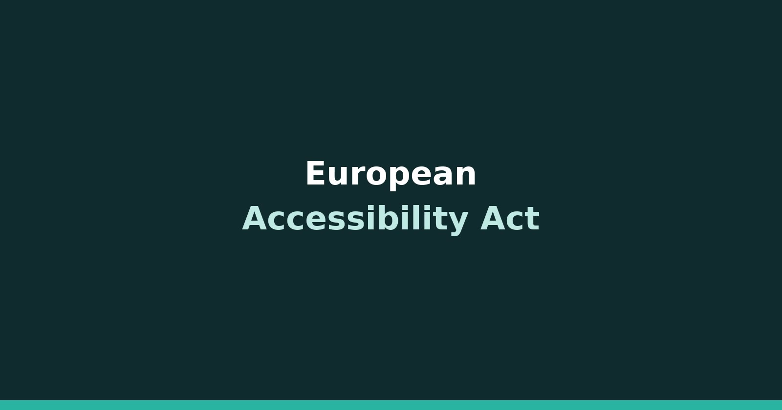 Does the European Accessibility Act apply to your small SaaS?